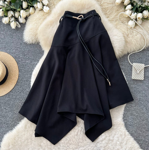 Irregular Design A-line Skirt