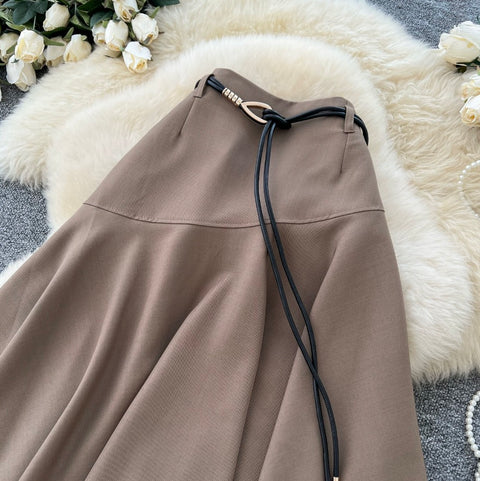 Irregular Design A-line Skirt