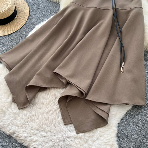 Irregular Design A-line Skirt