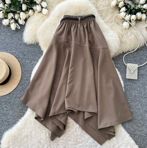 Irregular Design A-line Skirt