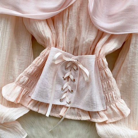 Sweetie Off-shoulder Ruffled Top