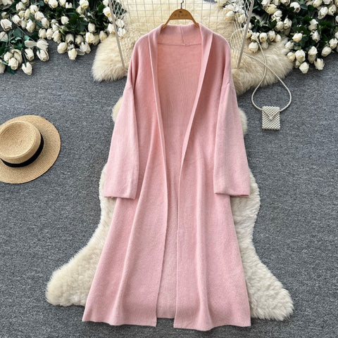 Shawl & Slip Dress Knitted 2Pcs