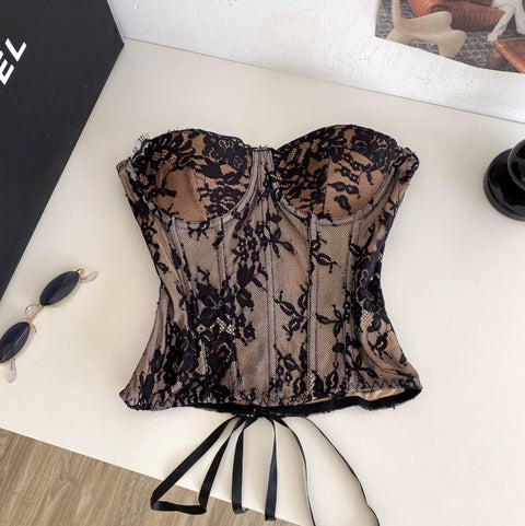 Sexy Lace Patchwork Camisole Top