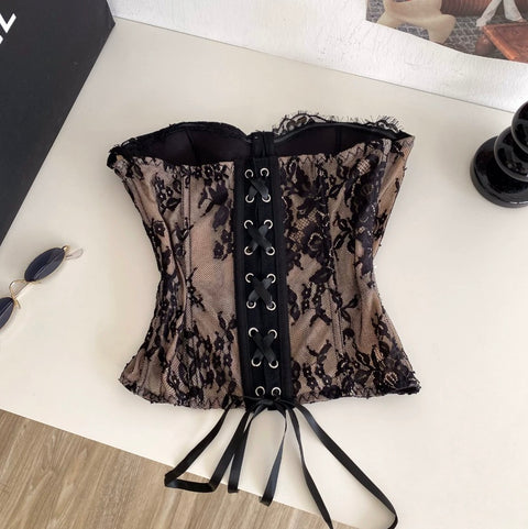 Sexy Lace Patchwork Camisole Top