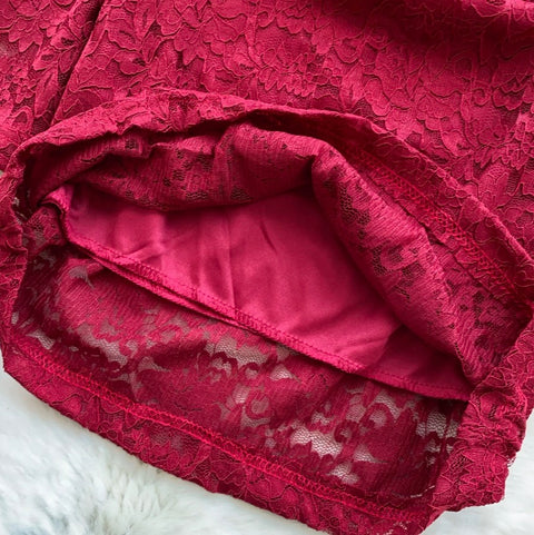 Off-shoulder Embroidered Lace Dress
