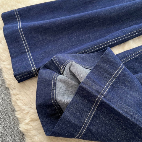 Casual Wide-leg Straight Jeans