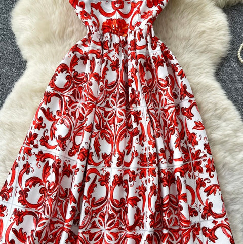 Premium Pattern Printed Slip Dress