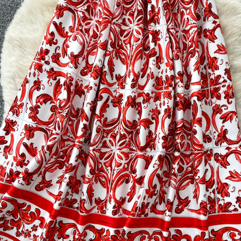 Premium Pattern Printed Slip Dress