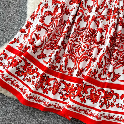 Premium Pattern Printed Slip Dress