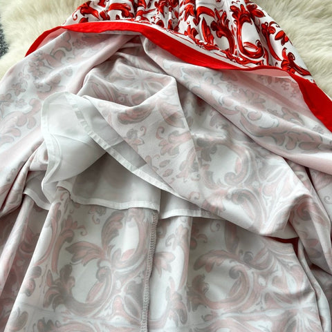Premium Pattern Printed Slip Dress
