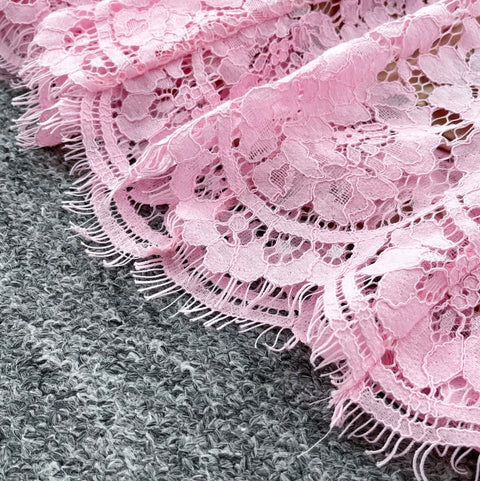 Sleeveless Water-soluble Lace Dress