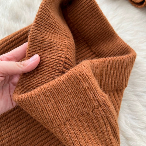 Loose-fit Knitwear & Skirt 2Pcs