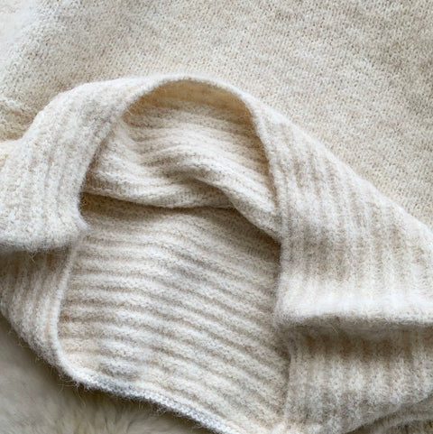 Round Collar Oversized Sweater