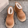 Niche Thick Sole Non-slip Big-toe Snow Boots