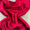 Vintage Draped Glossy Red Slip Dress