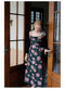 Rose Slip Dress& Lace Cardigan 2Pcs
