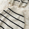 Vintage Striped Cardigan&Half-body Skirt 2Pcs