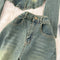 Vintage Jacket & Trousers Denim 2Pcs