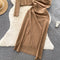 Cardigan&Pleated Slip Dress 2Pcs Set