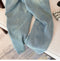 Baby Velvet Light Blue Thermal Jeans