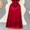 High-end Rhinestone Studded Halter Dress