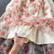 Fairy Rose Printed Halter Dress