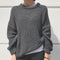 Round Collar Loose-fit Hollowed Sweater