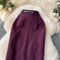 Solid Color Woolen Half-body Skirt