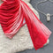 Irregular Design Gradient Tie-dye Slip Dress