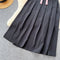 Cutie Lapel Shirt&Pleated Skirt 2Pcs