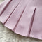Color Blocking Cardigan&Pleated Skirt 2Pcs