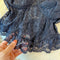 French Style Black Lace Camisole Top
