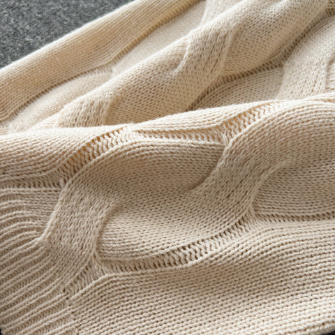 Turtleneck Sweater&Tweed Skirt 2Pcs Set