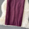 Solid Color Woolen Half-body Skirt