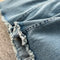Beaded Vest&Half-body Skirt Denim 2Pcs