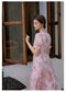 Romantic Rose Printed Dress
