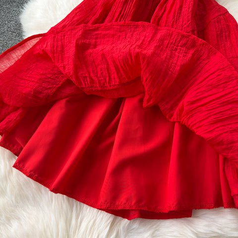 Sweetie Bow-tie Elastic Slip Dress