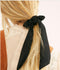 Solid Color Knotted Tassel Hair Ribbon