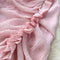 Irregular Design Ruffled Pink Dress