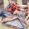 Gauze Top&Skirt Floral 2Pcs Set