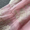 Vintage Embroidery Pink Princess Dress