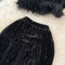 Sleeveless Halter Top&Skirt Furry 2Pcs