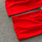 Lapel Shirt&Lace-up Trousers Printed 2Pcs
