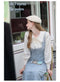 Fairy Bow-tie Collar Lace Blouse