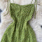 Lace-up Daisy A-line Halter Dress