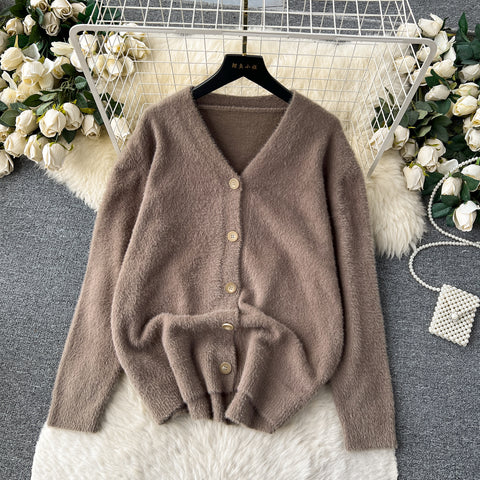 Thermal Cardigan&Camisole&Trousers 3Pcs