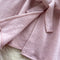 Lace-up Furry Trim Poncho Coat