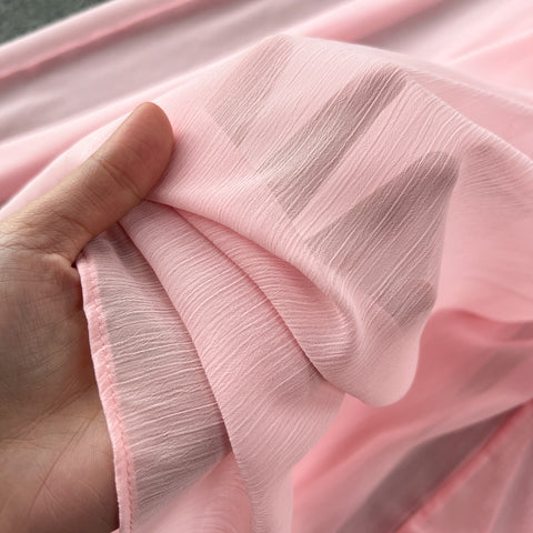 Color Blocking Ribbon Chiffon Dress
