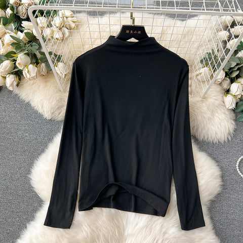 Suede Slip Dress&Black Sweater 2Pcs