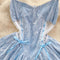 Lace Slip Layered Puffy Dress